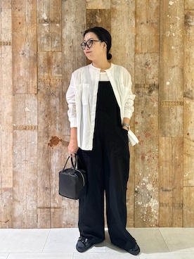 「アイテム（タンクトップ）」を使った、クボさん（レディース・161cm）の夏コーディネート