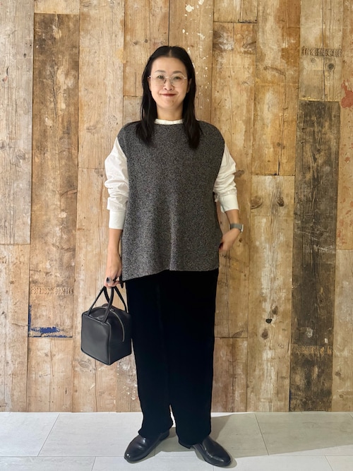 コットンダブルポケットワイドシャツ（シャツ/ブラウス）｜か