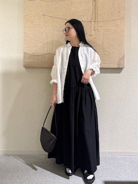 「かぐれ（カグレ）のアイテム」を使った、クボさん（レディース・161cm）の春コーディネート