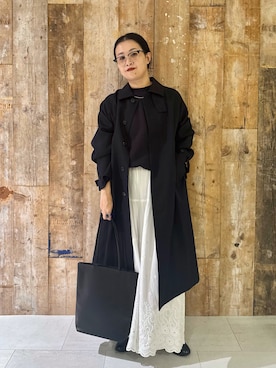 「アイテム（テーラードジャケット）」を使った、クボさん（レディース・161cm）の秋コーディネート