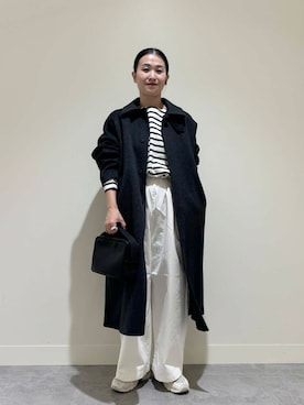 「アイテム（その他雑貨）」を使った、クボさん（レディース・161cm）の秋コーディネート
