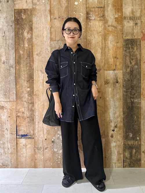 ★kaka＊★【2025SS 新品】デニムワークシャツ　sizeFREE 楽天市場】☆5のつく日!ポイントMax還元☆ エイトジー デニムシャツ