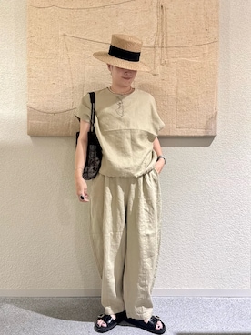 「暑い」｜クボさん（レディース・161cm）の夏コーディネート