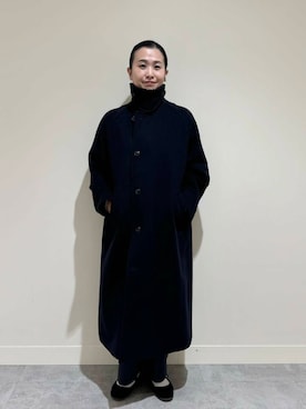 「かぐれ」｜「アイテム（ピーコート）」を使った、クボさん（レディース・161cm）の秋コーディネート