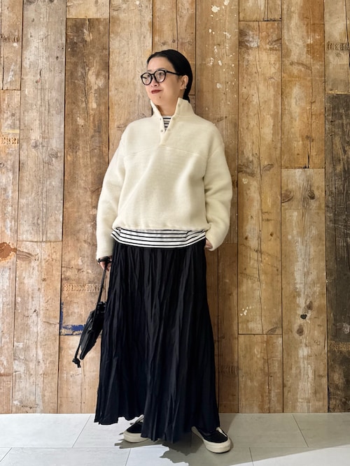 コットンクリンクルスカート（スカート）｜かぐれ（カグレ）の