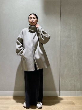 「かぐれ（カグレ）のアイテム（その他アウター）」を使った、クボさん（レディース・161cm）の秋コーディネート