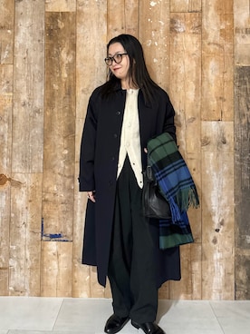 「アイテム（雑貨/ホビー）」を使った、クボさん（レディース・161cm）の秋コーディネート