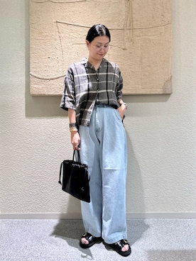 クボさん(レディース・161cm)の夏コーディネート