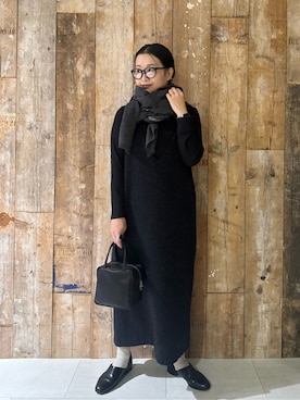 クボさん(レディース・161cm)の冬コーディネート