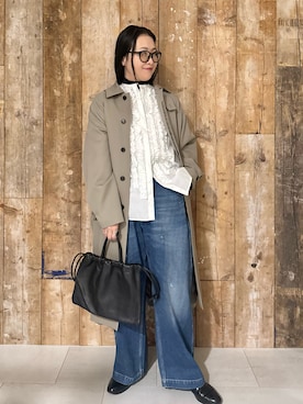 「アイテム（その他雑貨）」を使った、クボさん（レディース・161cm）の冬コーディネート