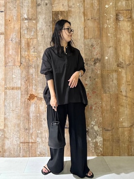「アイテム（雑貨/ホビー）」を使った、クボさん（レディース・161cm）の夏コーディネート
