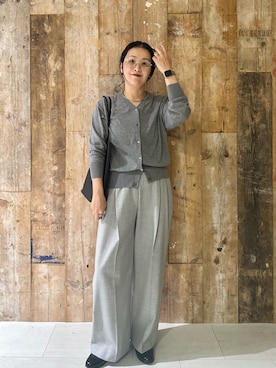 「mormyrus（モルミルス）のアイテム」を使った、クボさん（レディース・161cm）の秋コーディネート