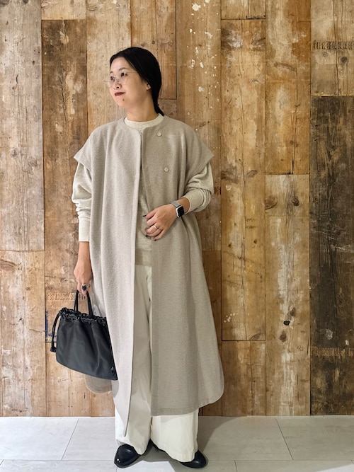 一部WEB限定カラー』ウールミルドジレワンピース（ワンピース）｜か