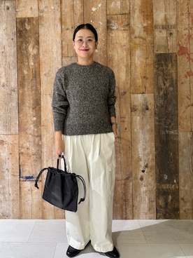 「アイテム（その他雑貨）」を使った、クボさん（レディース・161cm）の冬コーディネート