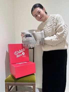 「ur_welcomeありがとうに会いに行く。」｜クボさん（レディース・161cm）の冬コーディネート