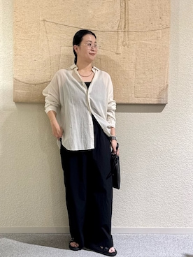 「かぐれ（カグレ）のアイテム」を使った、クボさん（レディース・161cm）の夏コーディネート