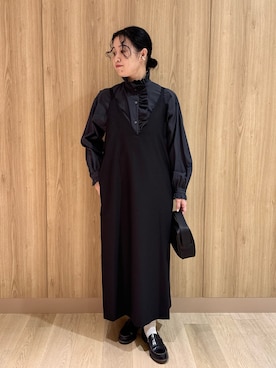 「mormyrus（モルミルス）のアイテム」を使った、クボさん（レディース・161cm）の冬コーディネート