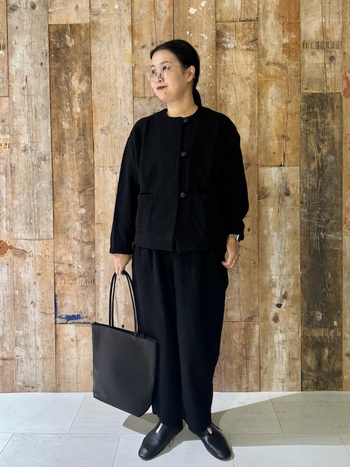 かぐれLIMITED SHOP 大阪高島屋店クボさんのノーカラージャケットを