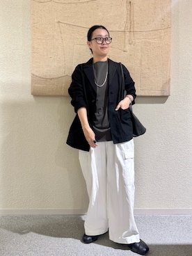 「かぐれ（カグレ）のアイテム」を使った、クボさん（レディース・161cm）の夏コーディネート