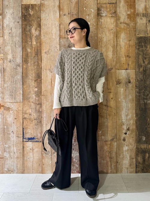 ペルーアランワイドベスト（ニット/セーター）｜かぐれ（カグレ）の