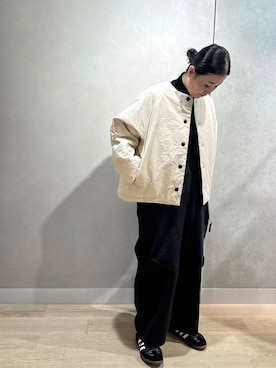 「アイテム（その他雑貨）」を使った、クボさん（レディース・161cm）の秋コーディネート