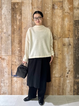 「着回しコーデ」｜クボさん（レディース・161cm）の冬コーディネート