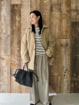 「アイテム（雑貨/ホビー）」を使った、クボさん（レディース・161cm）の冬コーディネート