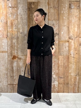 「ポロニット」｜クボさん（レディース・161cm）の秋コーディネート