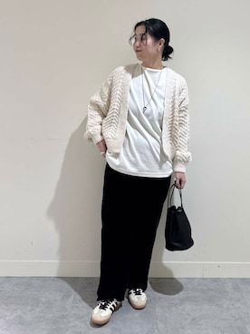 「アイテム（その他雑貨）」を使った、クボさん（レディース・161cm）の冬コーディネート