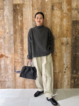 クボさん（骨格ナチュラル・レディース・161cm）の秋コーディネート