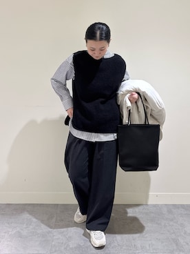 「TICCA（ティッカ）のアイテム」を使った、クボさん（レディース・161cm）の冬コーディネート