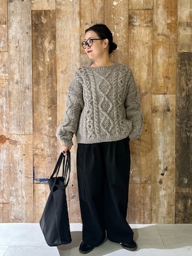 クボさん（骨格ナチュラル・レディース・161cm）の秋コーディネート