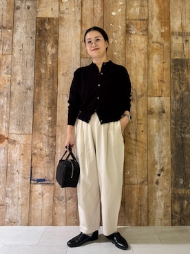 「かぐれ（カグレ）のアイテム」を使った、クボさん（レディース・161cm）の春コーディネート