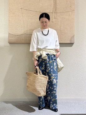 「かぐれ（カグレ）のアイテム」を使った、クボさん（レディース・161cm）の春コーディネート