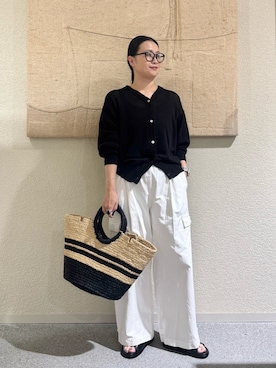 「かぐれ（カグレ）のアイテム」を使った、クボさん（レディース・161cm）の夏コーディネート