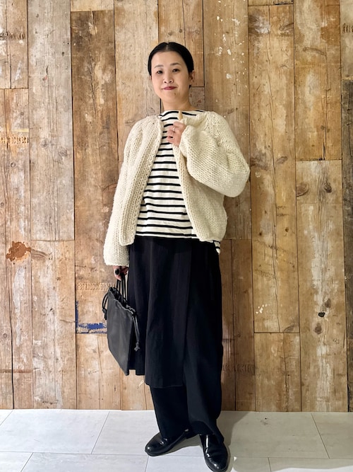 ペルートグルボタンカーディガン（カーディガン/ボレロ）｜かぐれ