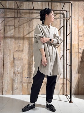 「ナチュラル×カジュアル」｜「アイテム（財布/小物）」を使った、クボさん（レディース・161cm）の春コーディネート