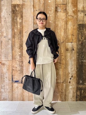 「アイテム（雑貨/ホビー）」を使った、クボさん（レディース・161cm）の冬コーディネート