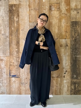 「アイテム（カバーオール）」を使った、クボさん（レディース・161cm）の夏コーディネート