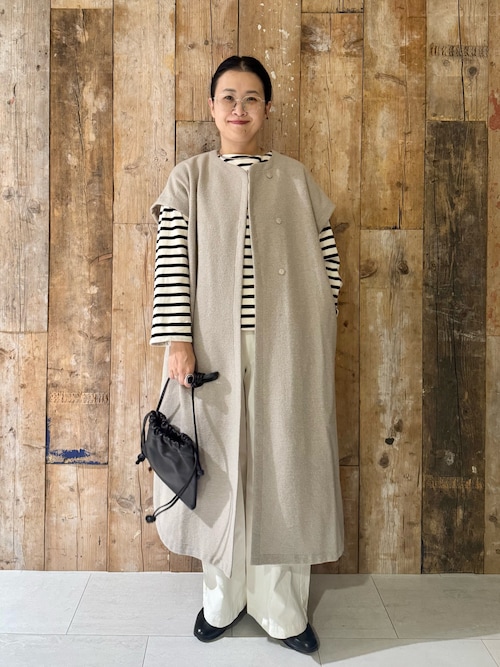 コットンボートネックカットソー（Tシャツ/カットソー）｜かぐれ