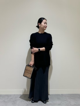 「soil（ソイル）のアイテム」を使った、クボさん（レディース・161cm）の秋コーディネート