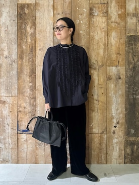 「アイテム（雑貨/ホビー）」を使った、クボさん（レディース・161cm）の冬コーディネート