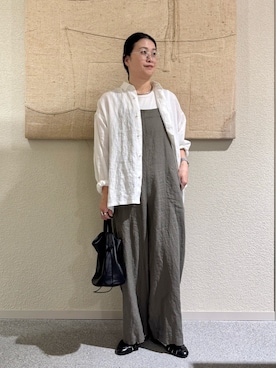 「かぐれ（カグレ）のアイテム」を使った、クボさん（レディース・161cm）の春コーディネート