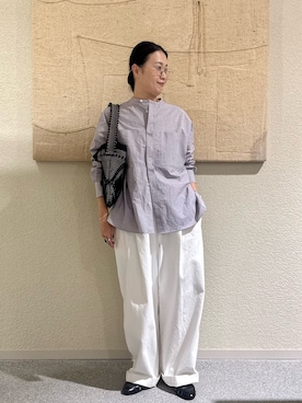 「かぐれ（カグレ）のアイテム」を使った、クボさん（レディース・161cm）の夏コーディネート