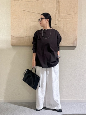 「かぐれ（カグレ）のアイテム」を使った、クボさん（レディース・161cm）の夏コーディネート