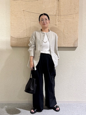 「かぐれ（カグレ）のアイテム」を使った、クボさん（レディース・161cm）の夏コーディネート