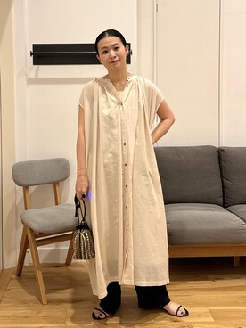 「カコバッグ」｜クボさん（レディース・161cm）の夏コーディネート