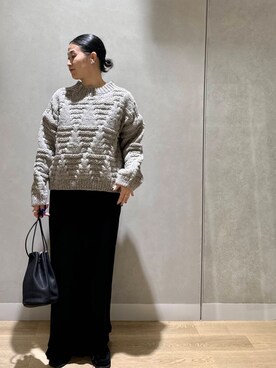 「アイテム（その他雑貨）」を使った、クボさん（レディース・161cm）の秋コーディネート