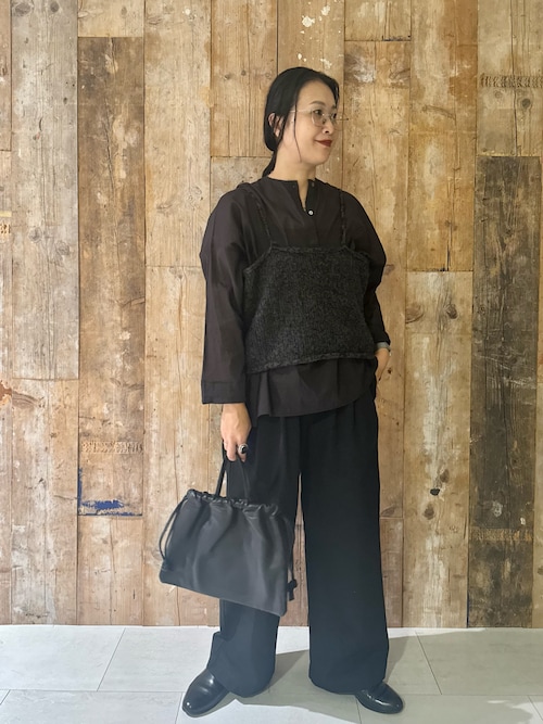 アルパカウールブークレニットキャミソール（ニット/セーター）｜か