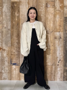 「アイテム（雑貨/ホビー）」を使った、クボさん（レディース・161cm）の冬コーディネート